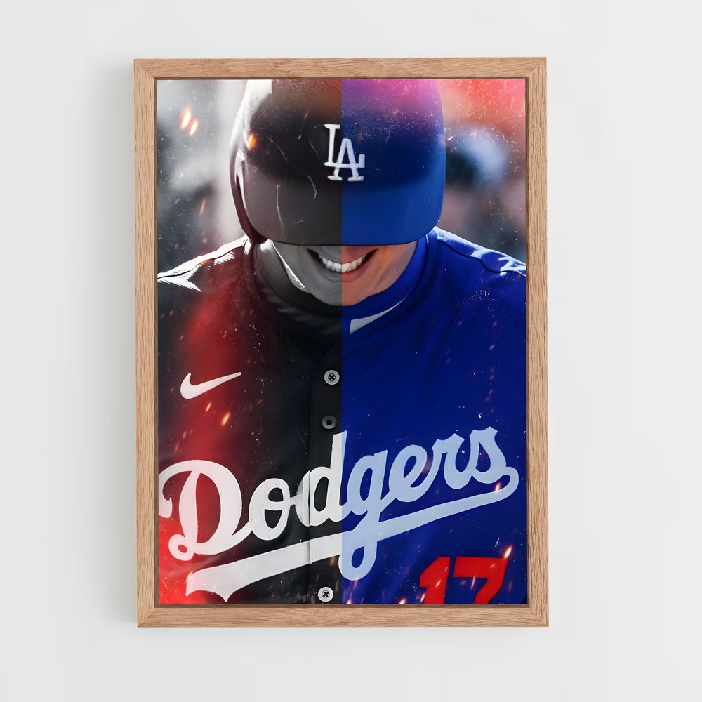 Poster Baseball Los Angeles (vue 4)