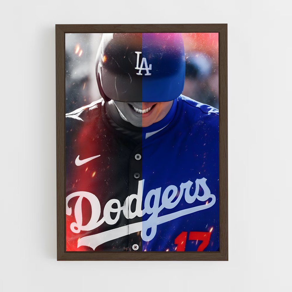 Poster Baseball Los Angeles (vue 5)
