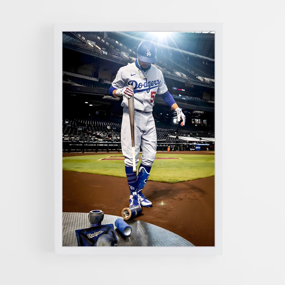 Poster Dodgers – affiche Baseball (vue 3)