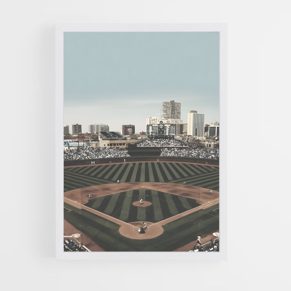 Poster Terrain de Baseball (vue 3)