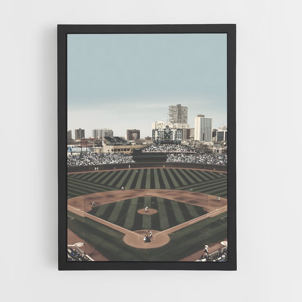 Poster Terrain de Baseball (vue 2)