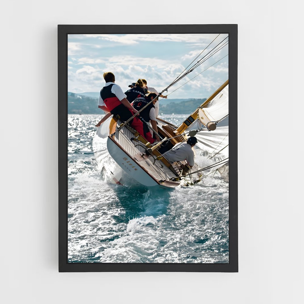 Poster Voilié – affiche Voiliers (vue 2)
