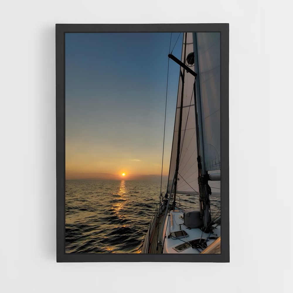 Poster Bateaux Aurore – affiche Voiliers (vue 2)