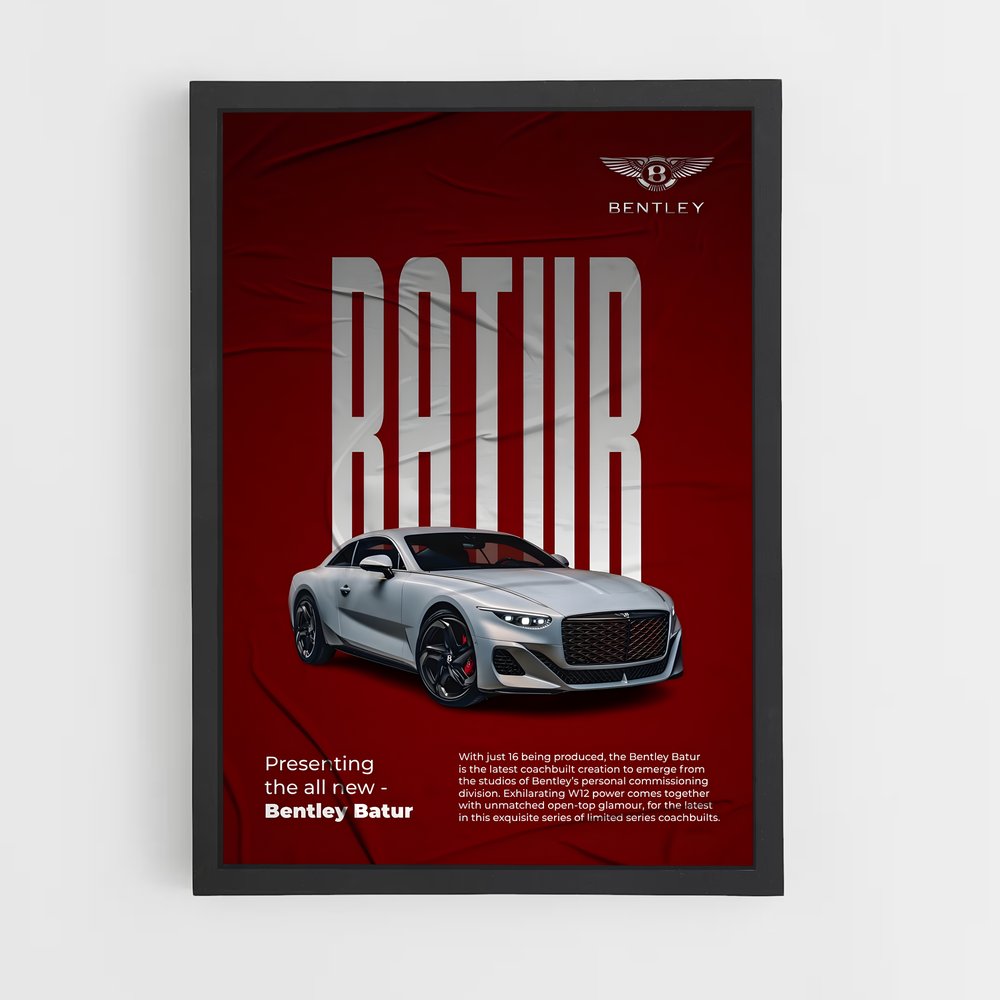 Poster Bentley Batur (vue 2)
