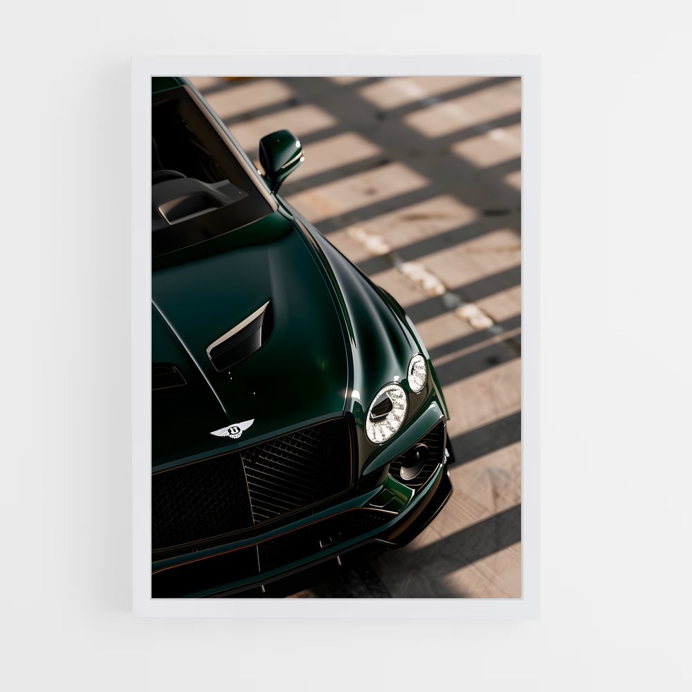 Poster Bentley Capot (vue 3)