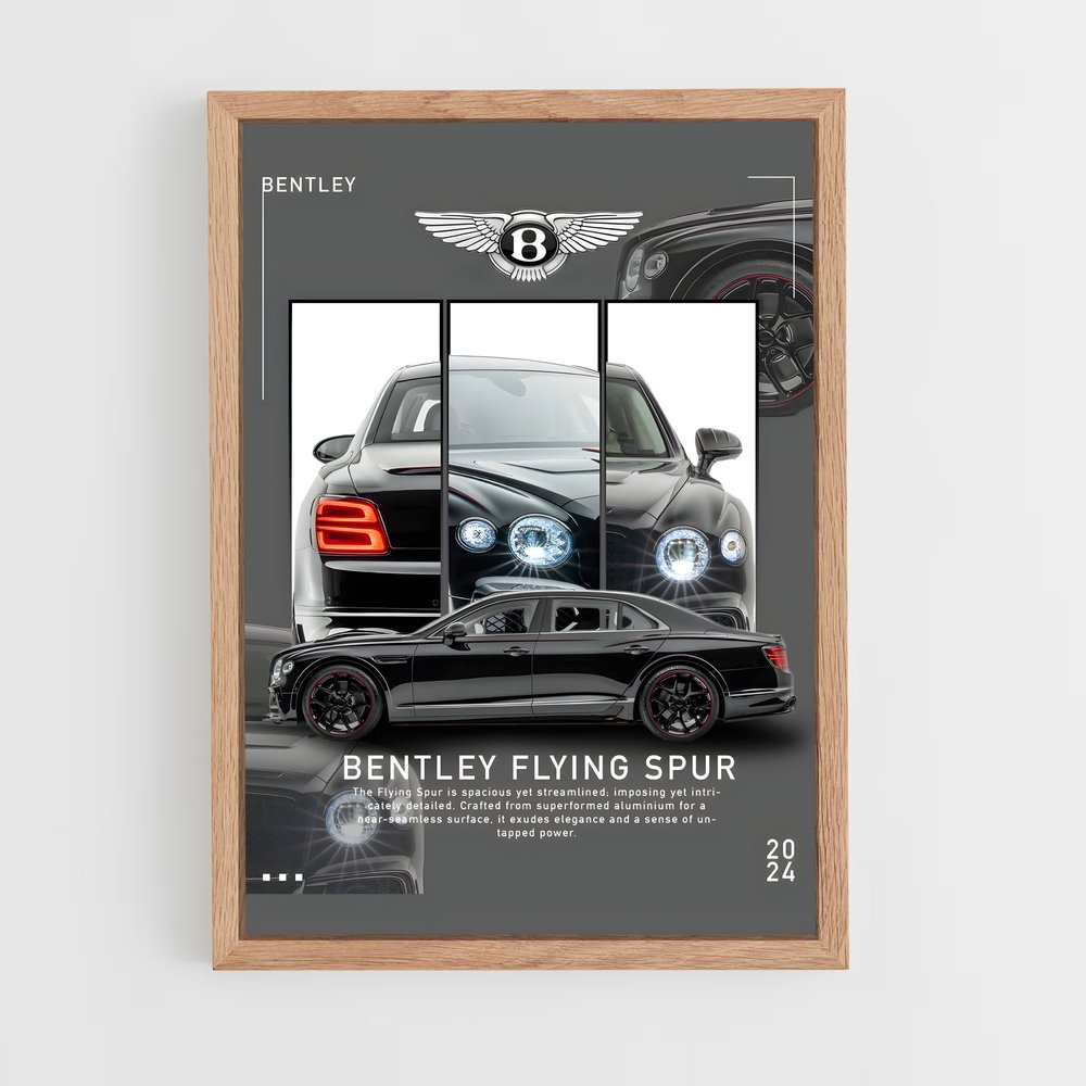 Poster Bentley Flying Spur (vue 4)