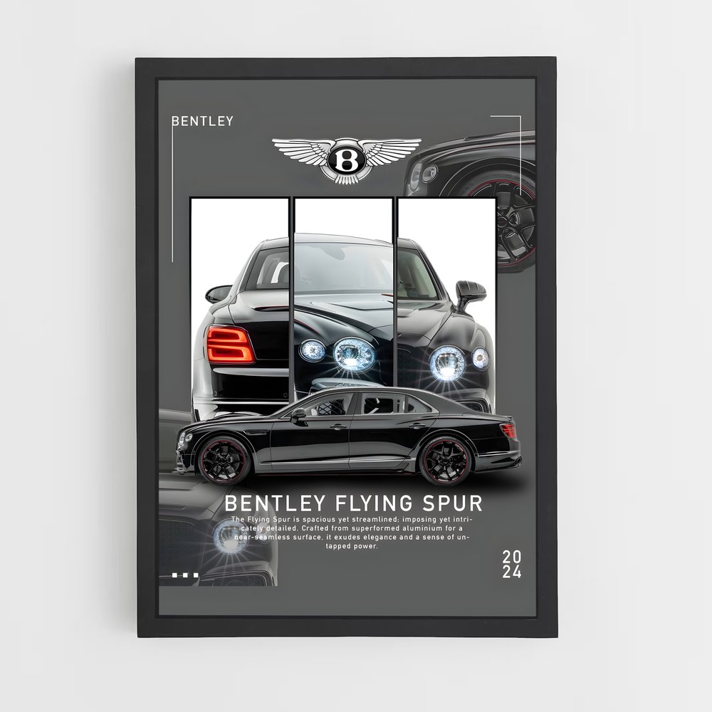 Poster Bentley Flying Spur (vue 2)