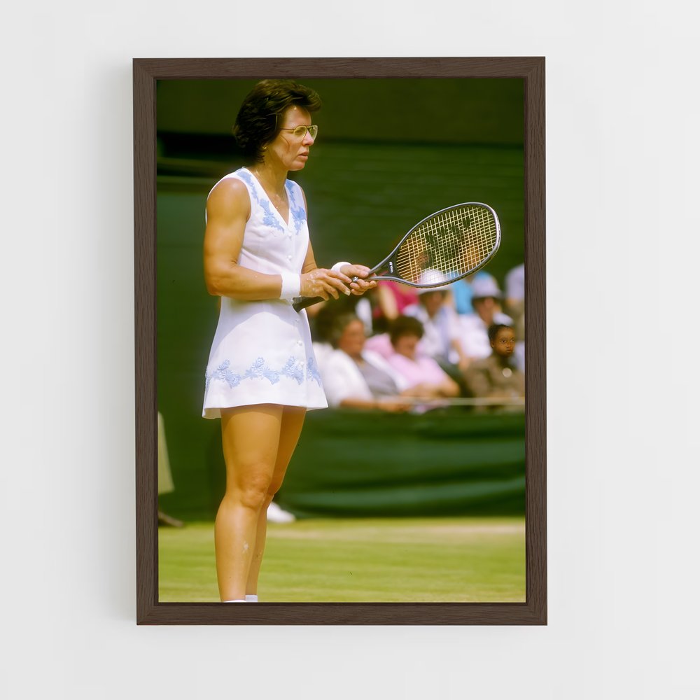 Poster Billie Jean King Vintage – affiche Tennis (vue 5)