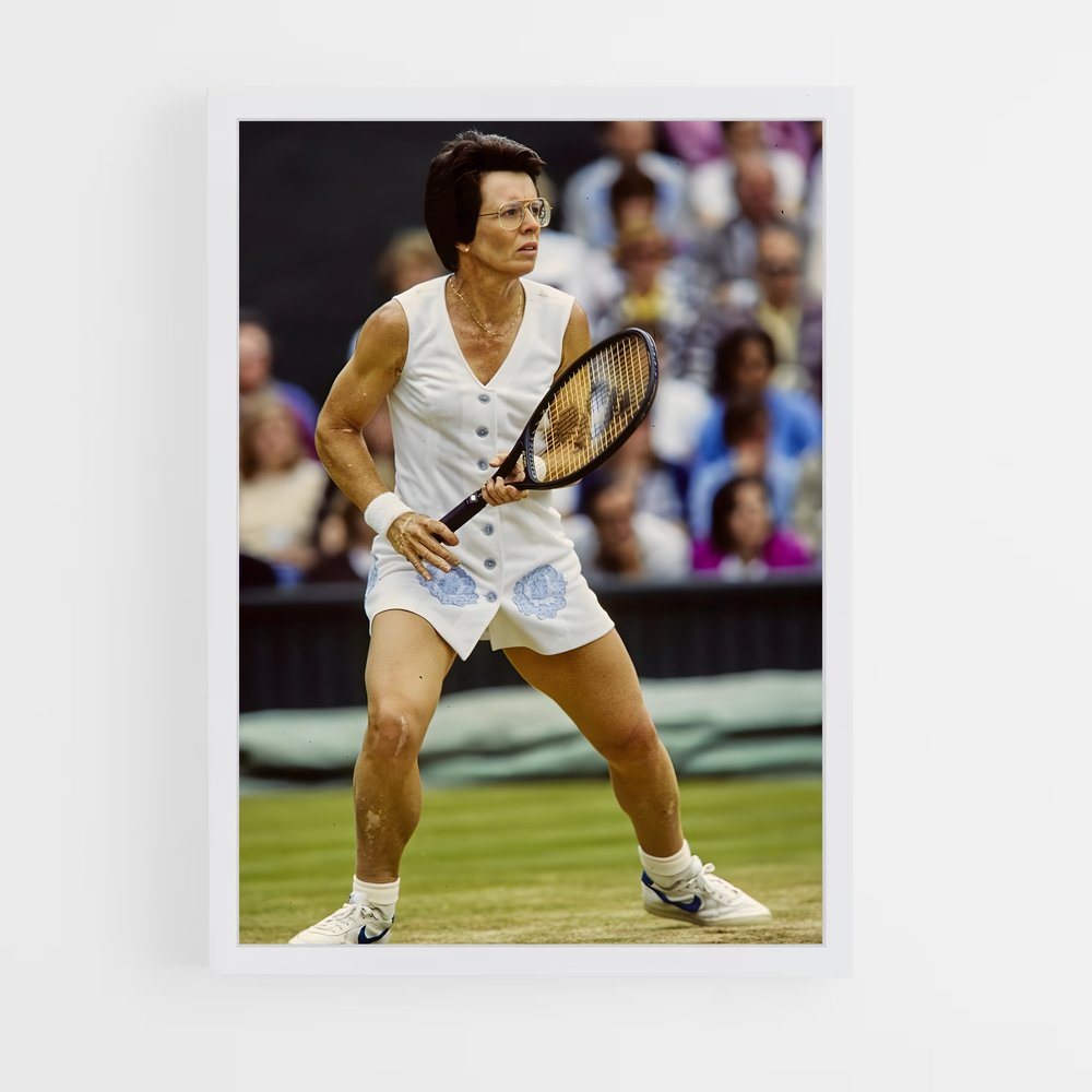 Poster Muscle Billie Jean King – affiche Tennis (vue 3)