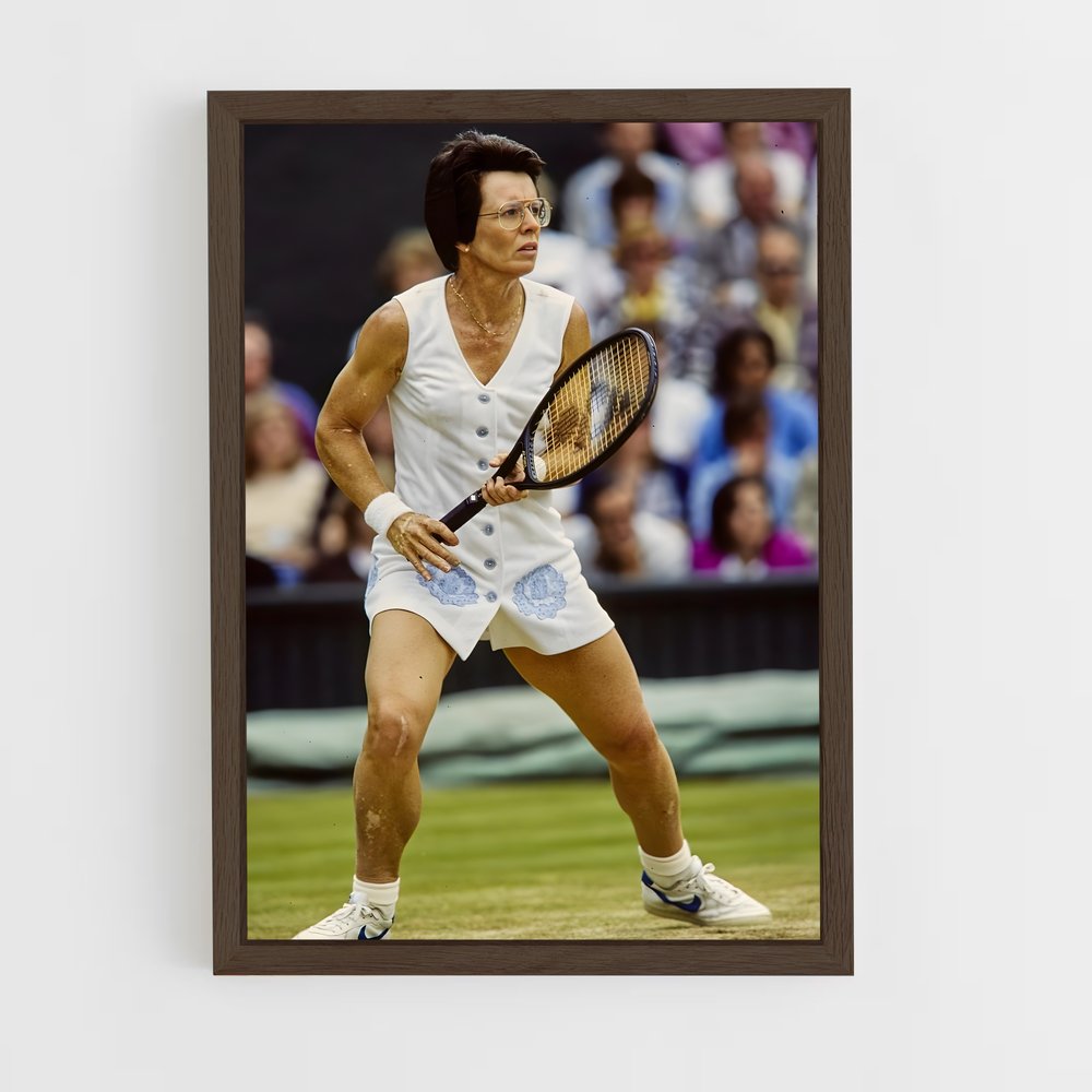 Poster Muscle Billie Jean King – affiche Tennis (vue 5)