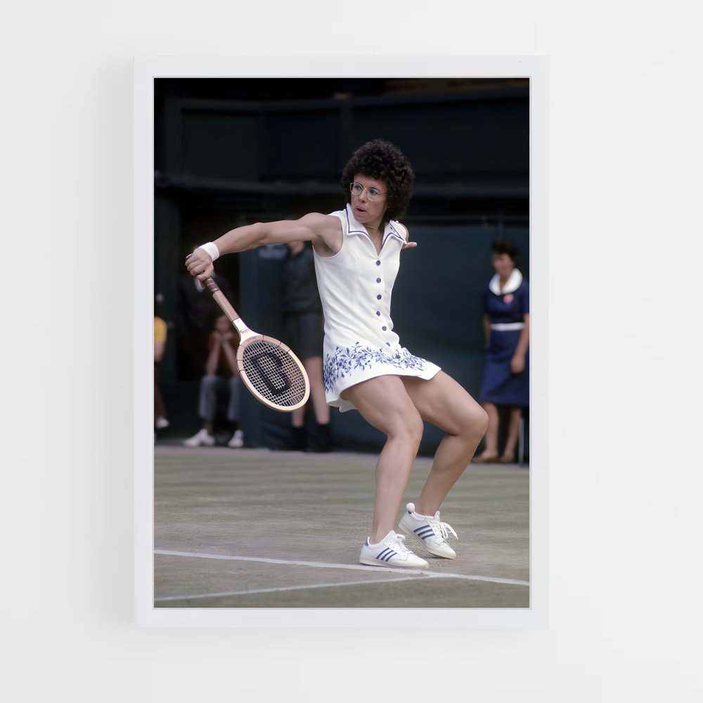 Poster Billie Jean King Tennis (vue 3)