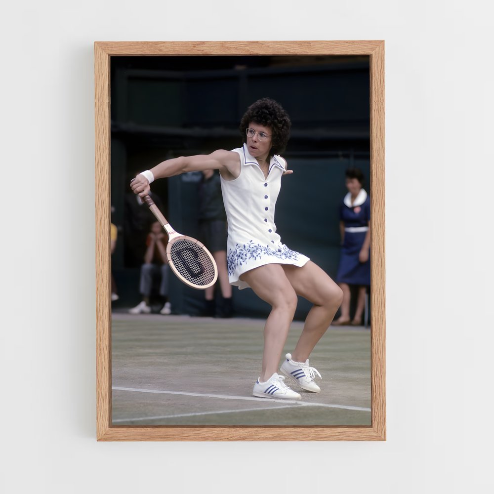 Poster Billie Jean King Tennis (vue 4)