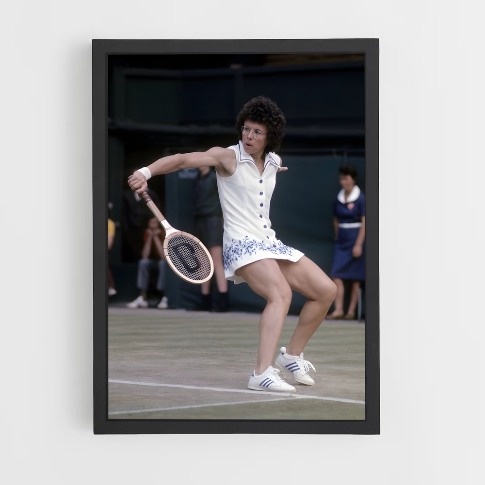 Poster Billie Jean King Tennis (vue 2)