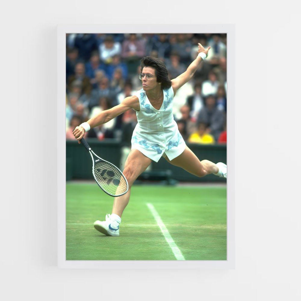Poster Match Billie Jean King – affiche Tennis (vue 3)