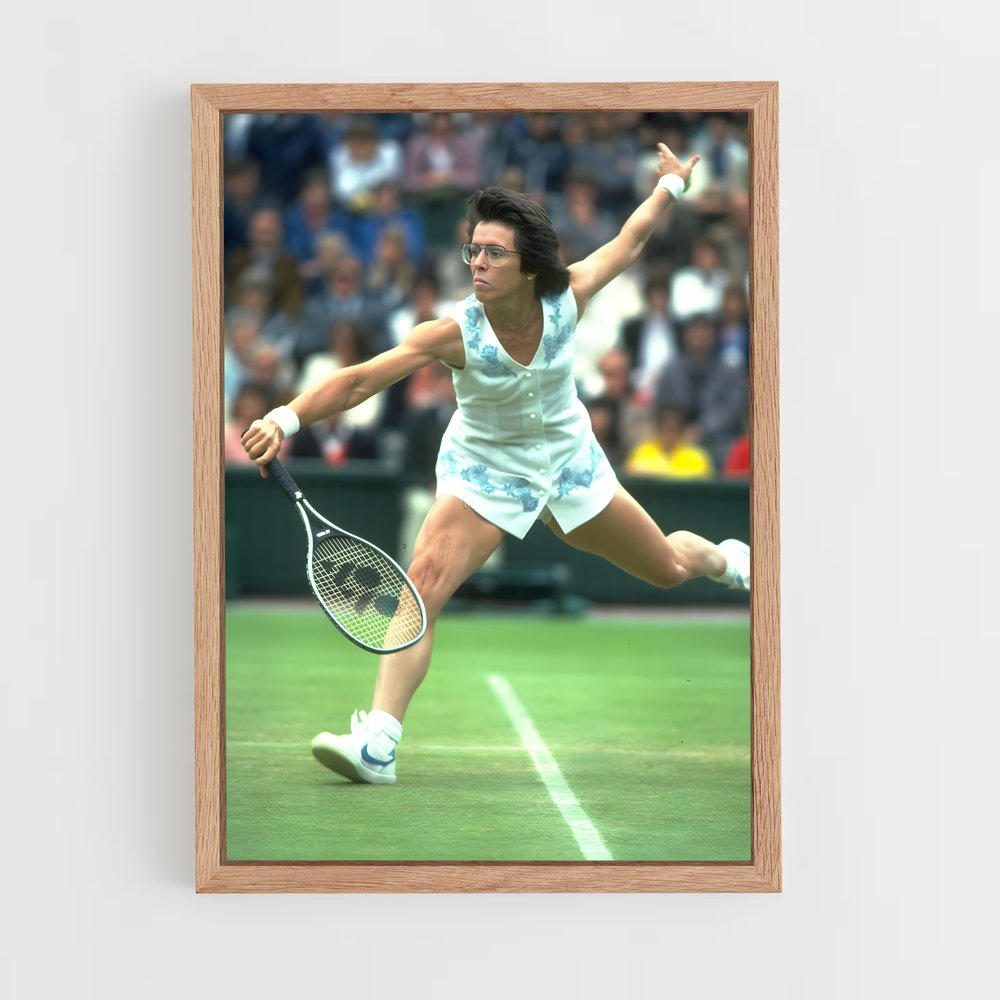 Poster Match Billie Jean King – affiche Tennis (vue 4)