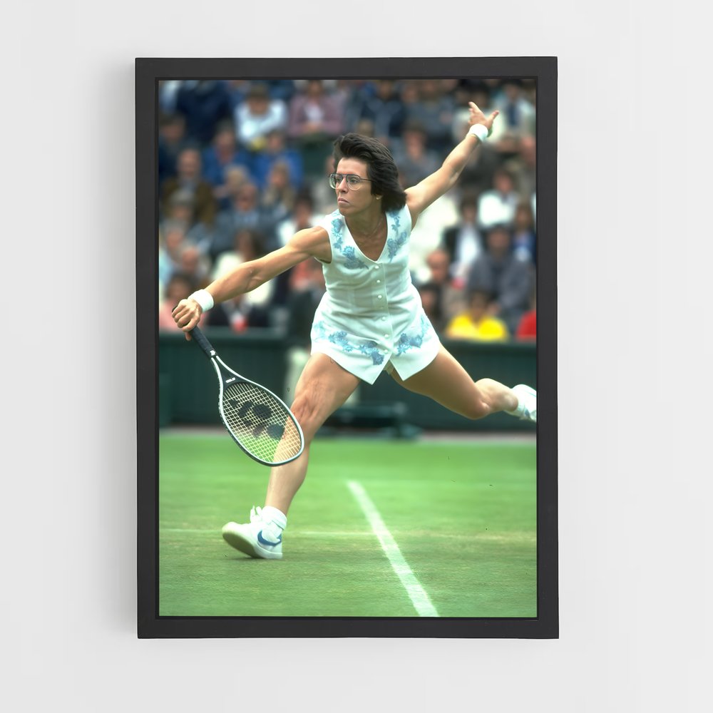 Poster Match Billie Jean King – affiche Tennis (vue 2)
