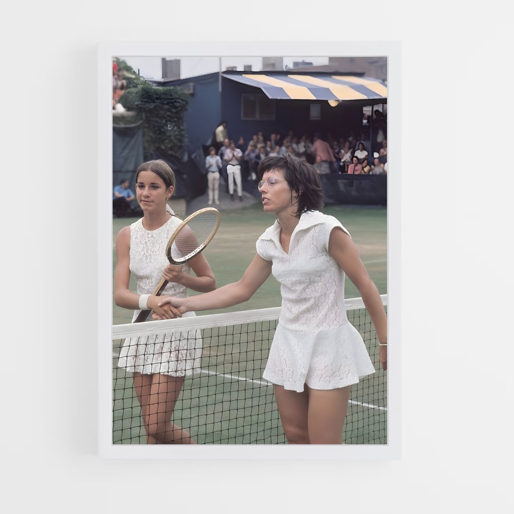 Poster Retro Billie Jean King – affiche Tennis (vue 3)