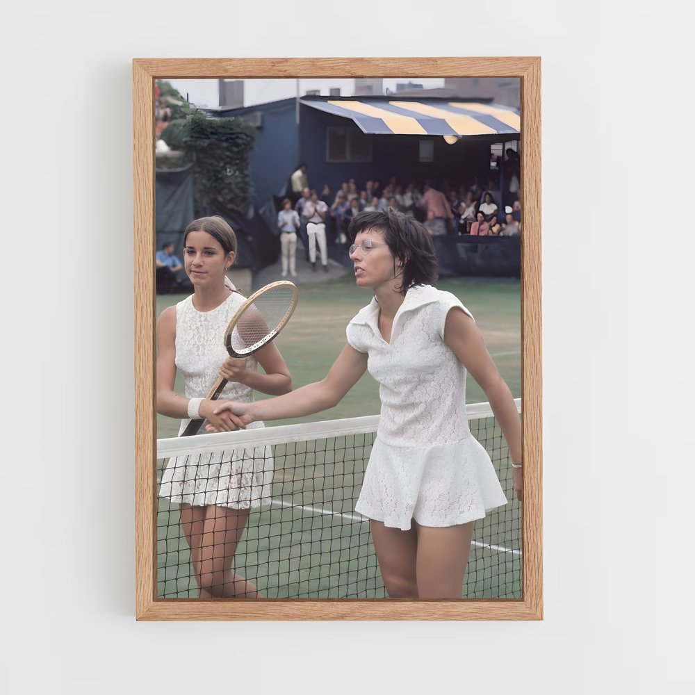 Poster Retro Billie Jean King – affiche Tennis (vue 4)