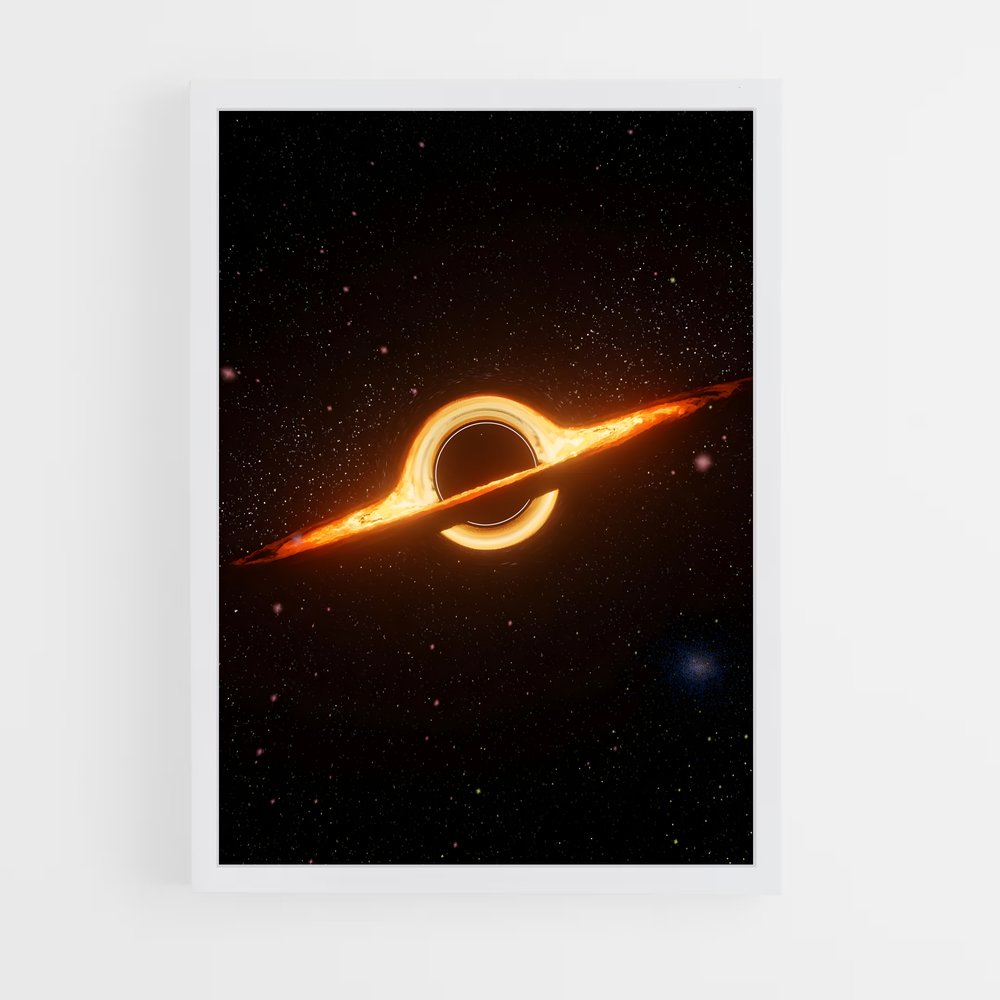Poster Trou Noir Interstellar (vue 3)