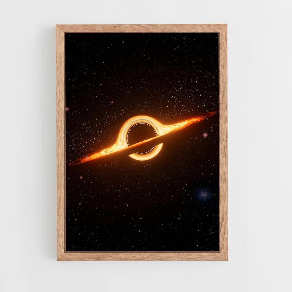 Poster Trou Noir Interstellar (vue 4)
