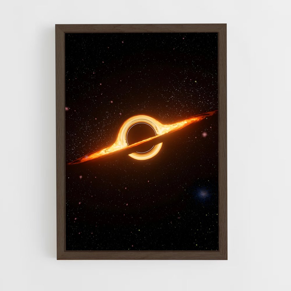 Poster Trou Noir Interstellar (vue 5)