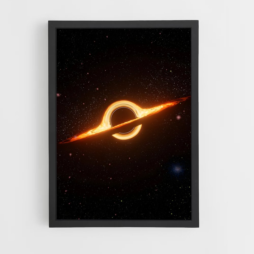 Poster Trou Noir Interstellar (vue 2)