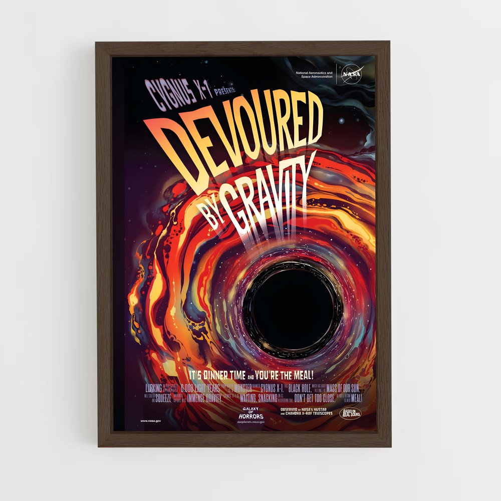 Poster Trou Noir Gravité (vue 5)