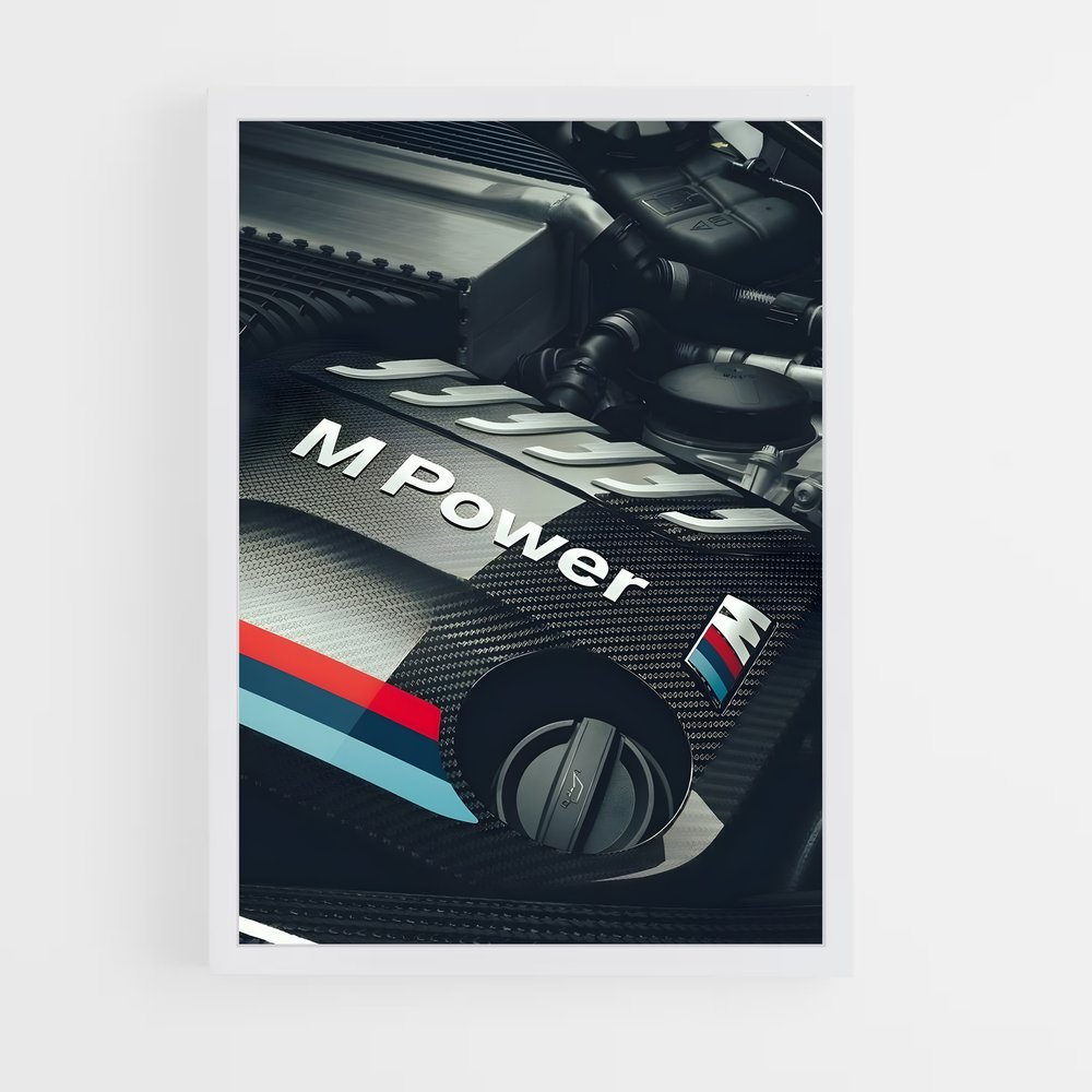 Poster Moteur M Power – affiche BMW (vue 3)