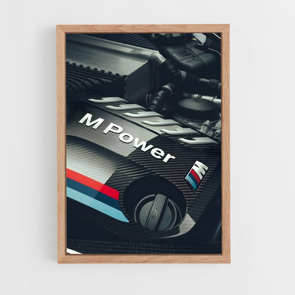 Poster Moteur M Power – affiche BMW (vue 4)