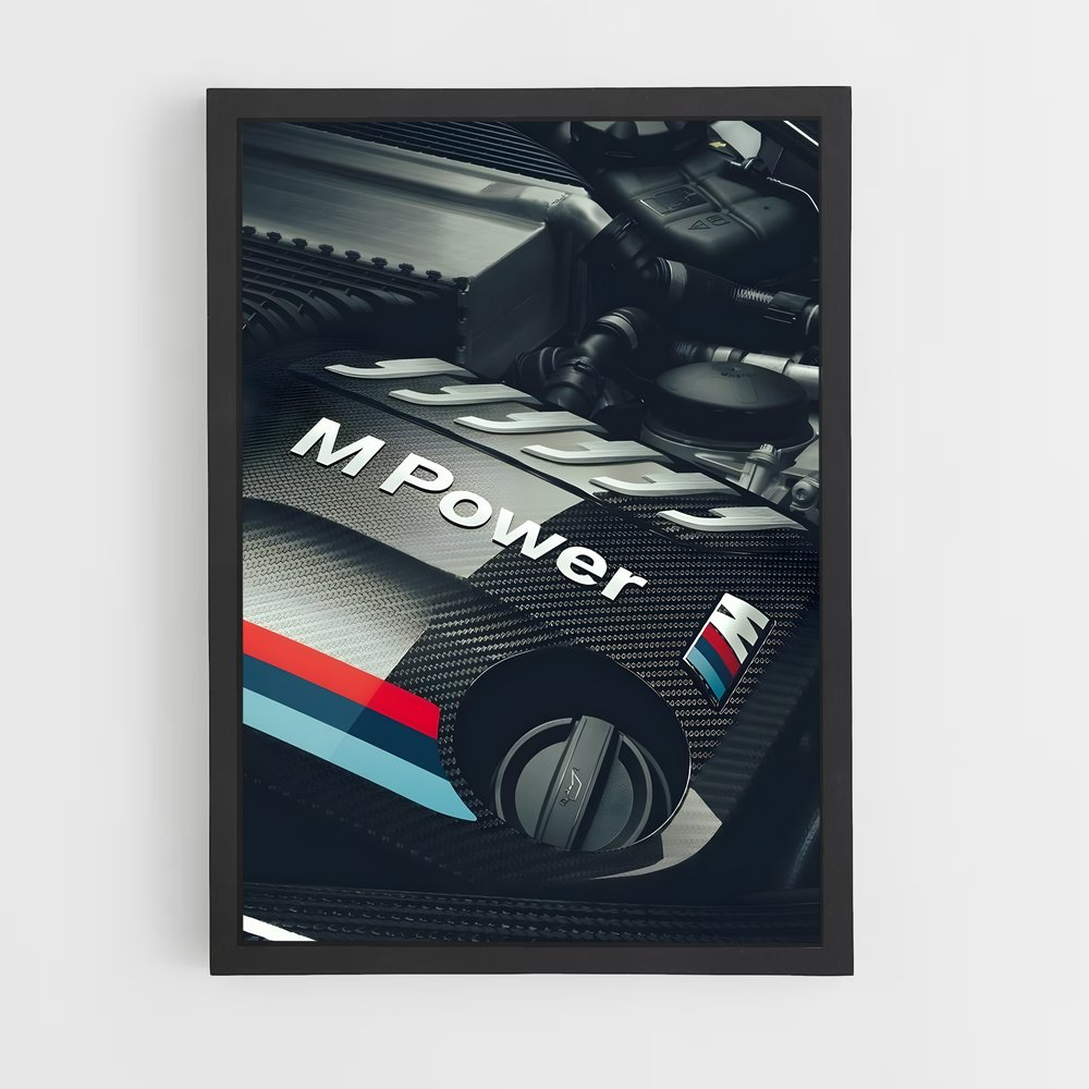 Poster Moteur M Power – affiche BMW (vue 2)