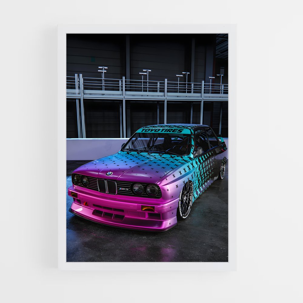 Poster BMW Série 3 (vue 3)