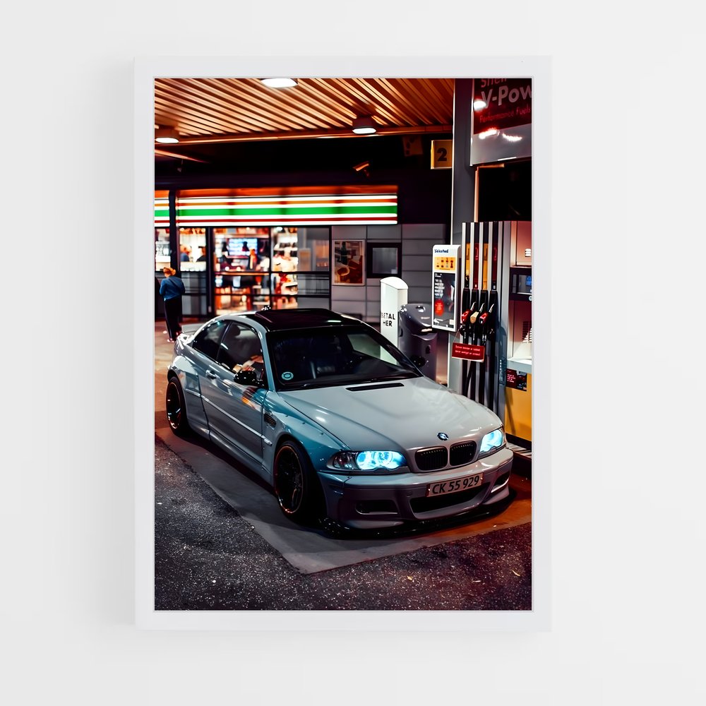 Poster BMW E46 M3 (vue 3)