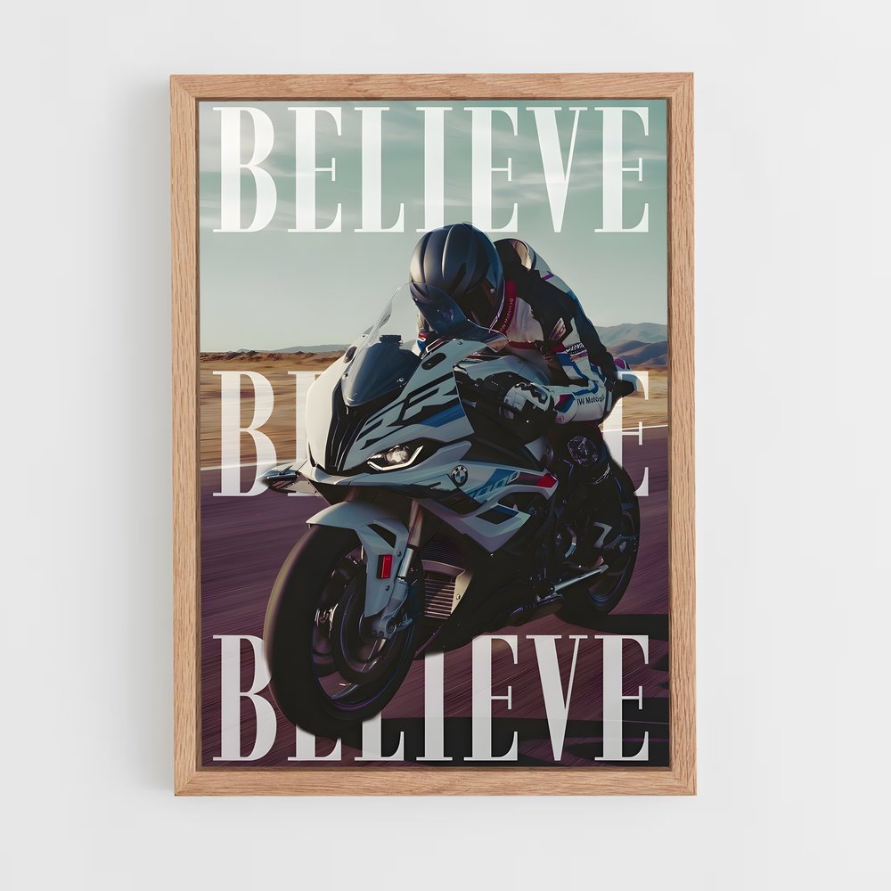 Poster Believe BMW Motorrad (vue 4)