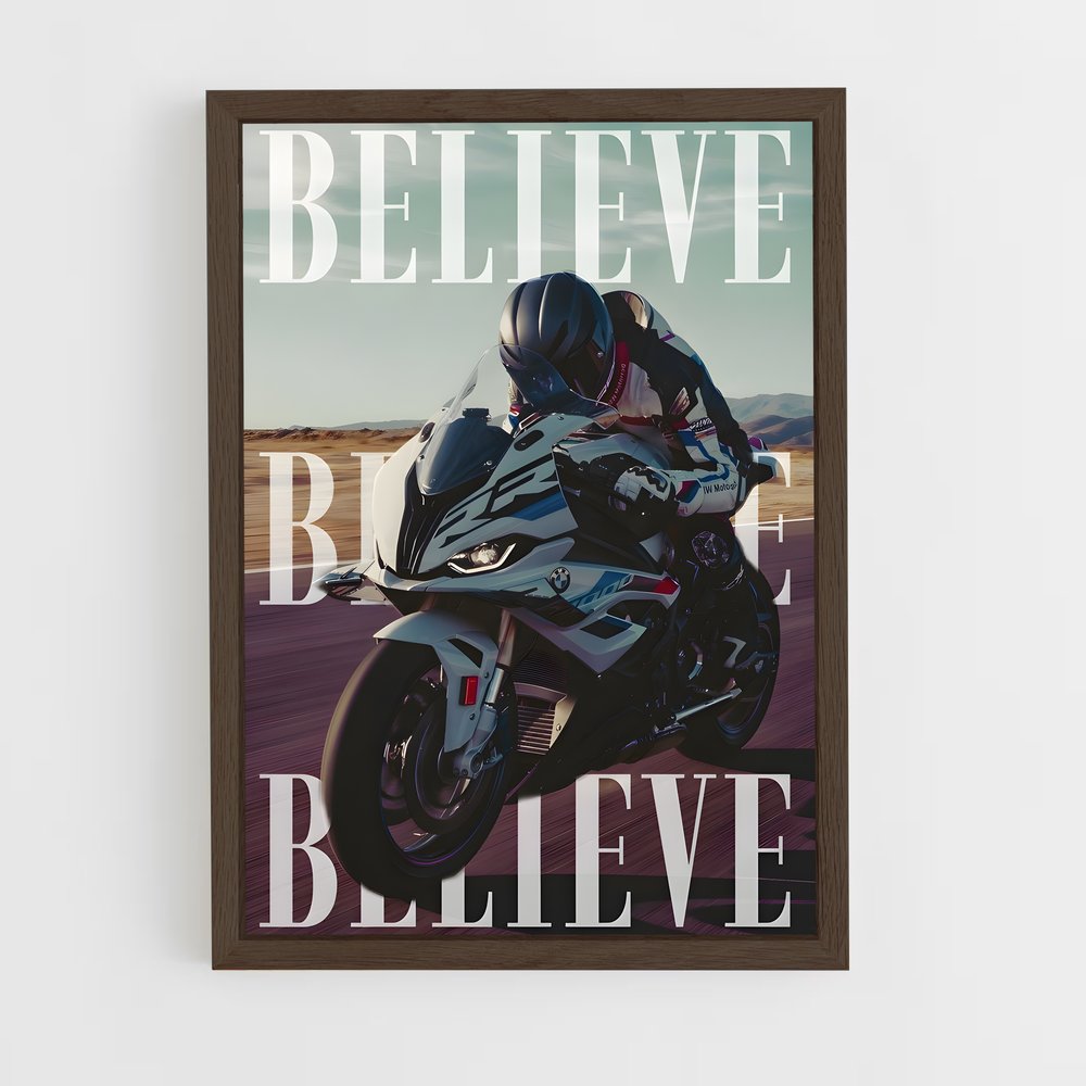 Poster Believe BMW Motorrad (vue 5)