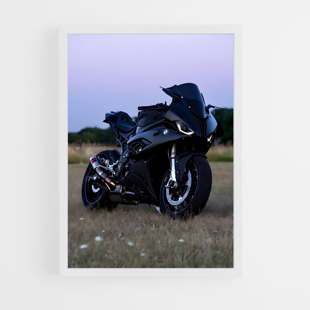 Poster BMW S1000R Noire – affiche BMW Motorrad (vue 3)