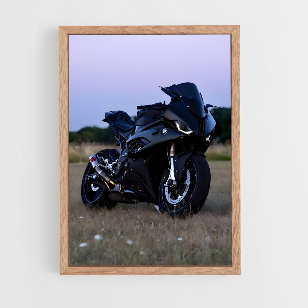 Poster BMW S1000R Noire – affiche BMW Motorrad (vue 4)