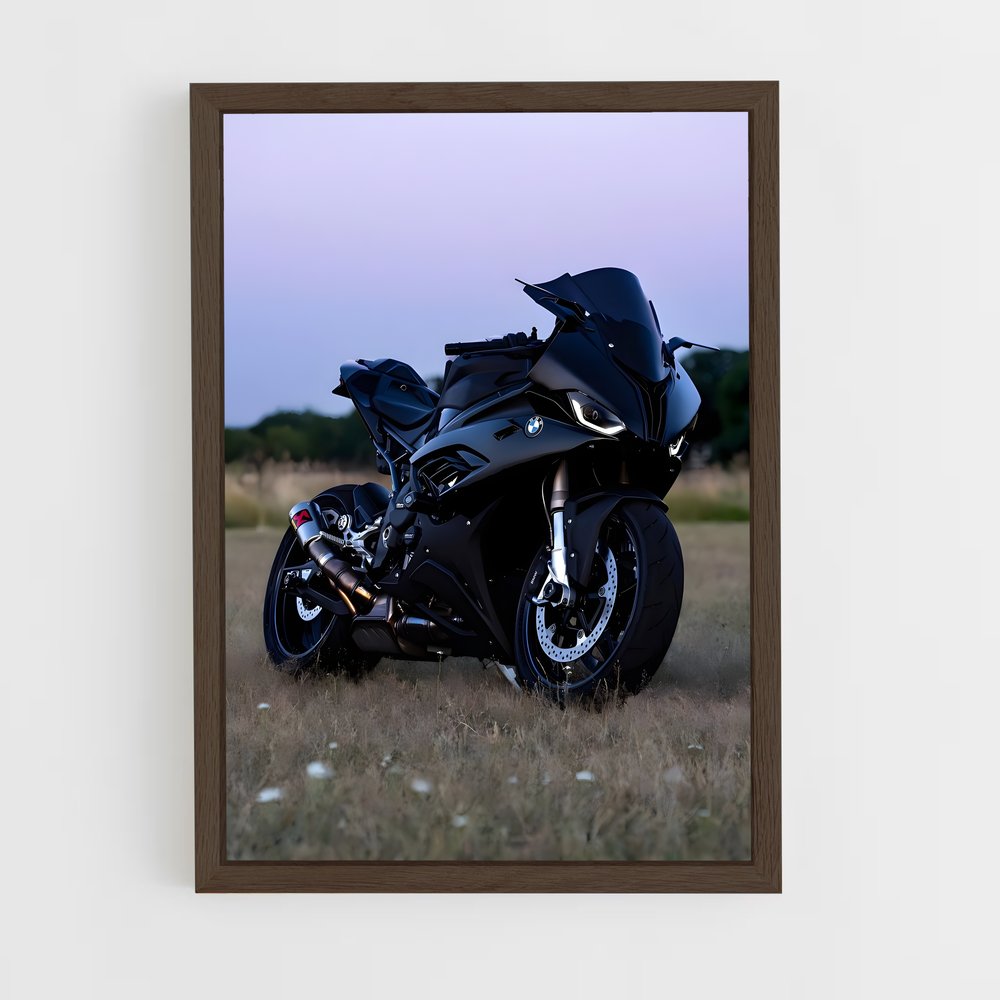 Poster BMW S1000R Noire – affiche BMW Motorrad (vue 5)