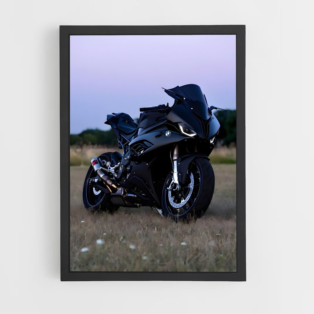 Poster BMW S1000R Noire – affiche BMW Motorrad (vue 2)