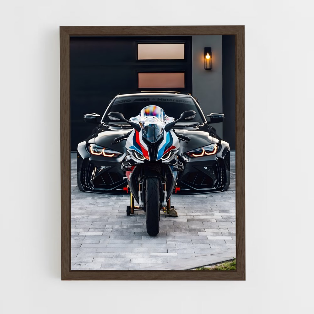 Poster BMW Auto Moto – affiche BMW Motorrad (vue 5)