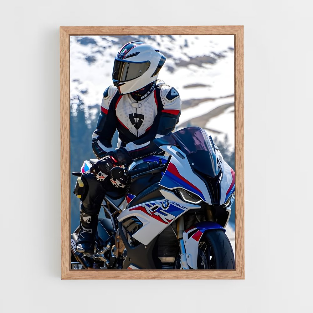 Poster BMW Moto Montagne – affiche BMW Motorrad (vue 4)