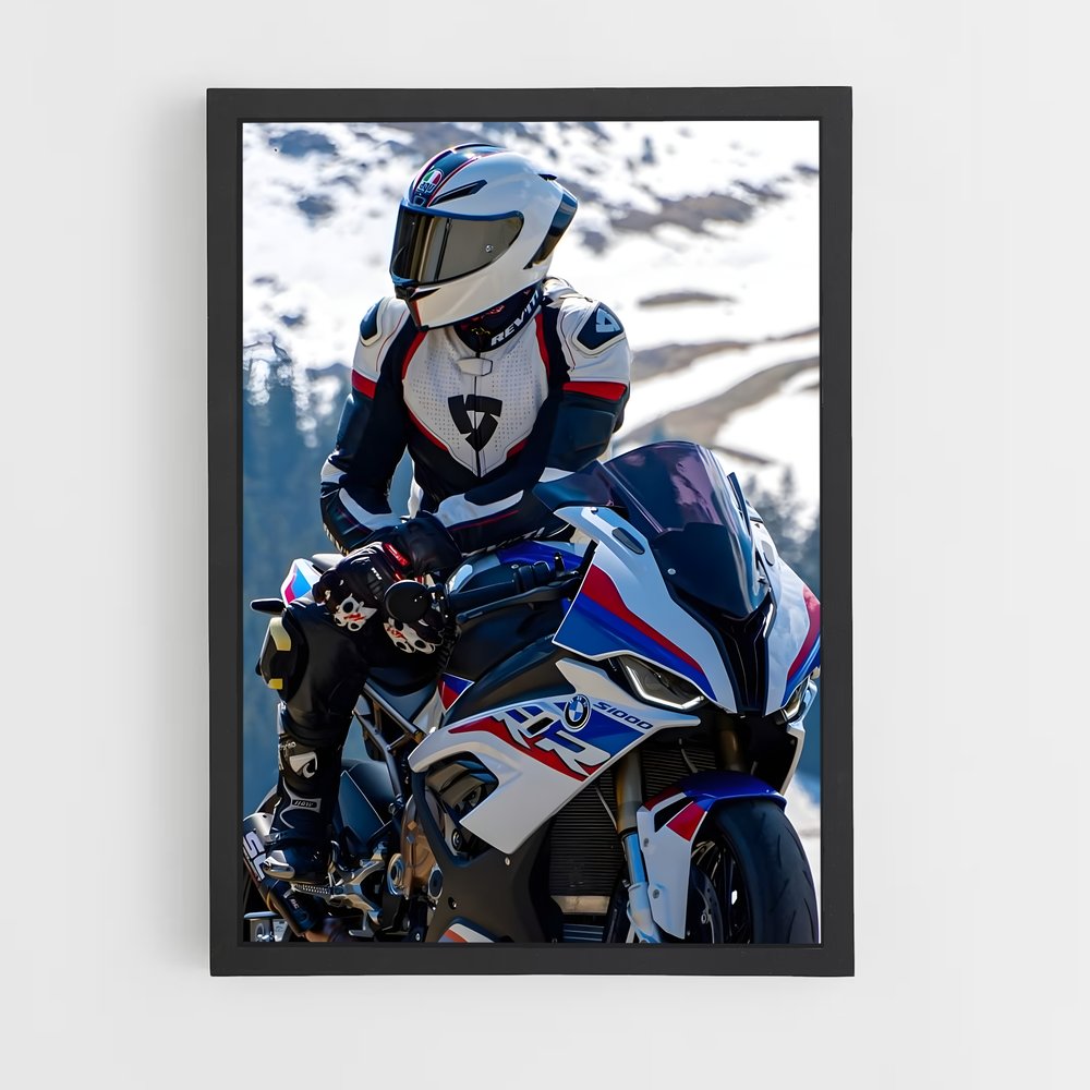 Poster BMW Moto Montagne – affiche BMW Motorrad (vue 2)