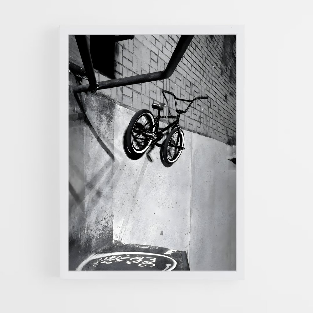 Poster BMX Noir et Blanc (vue 3)