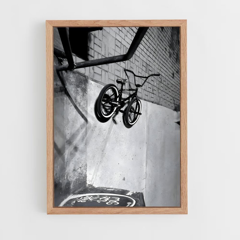 Poster BMX Noir et Blanc (vue 4)