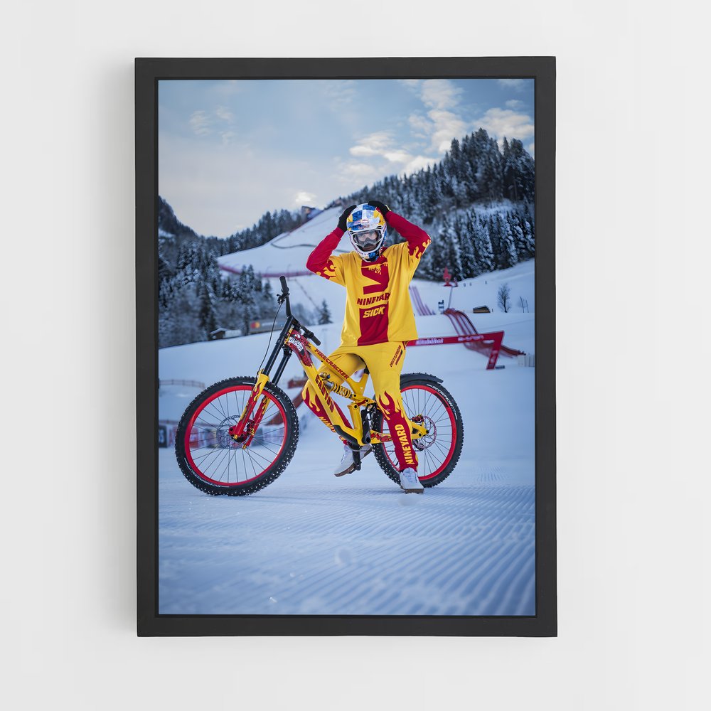 Poster Neige BMX (vue 2)