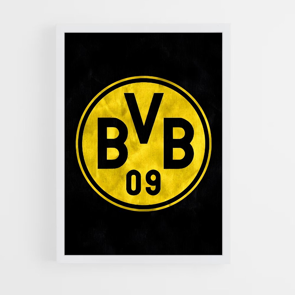 Poster Logo Borussia Dortmund – affiche Football (vue 3)