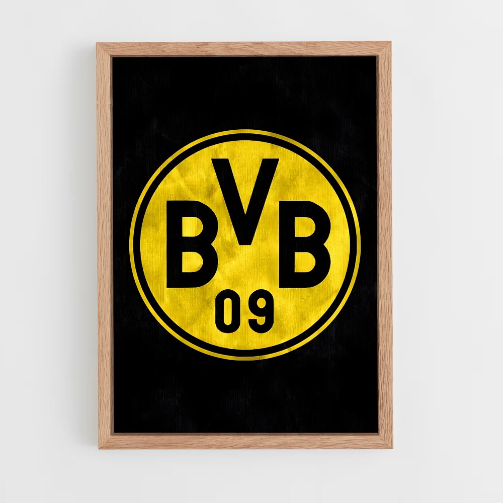 Poster Logo Borussia Dortmund – affiche Football (vue 4)