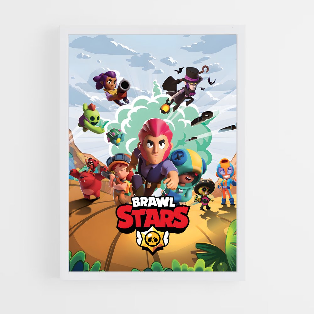 Poster Brawl Star Joueurs (vue 3)