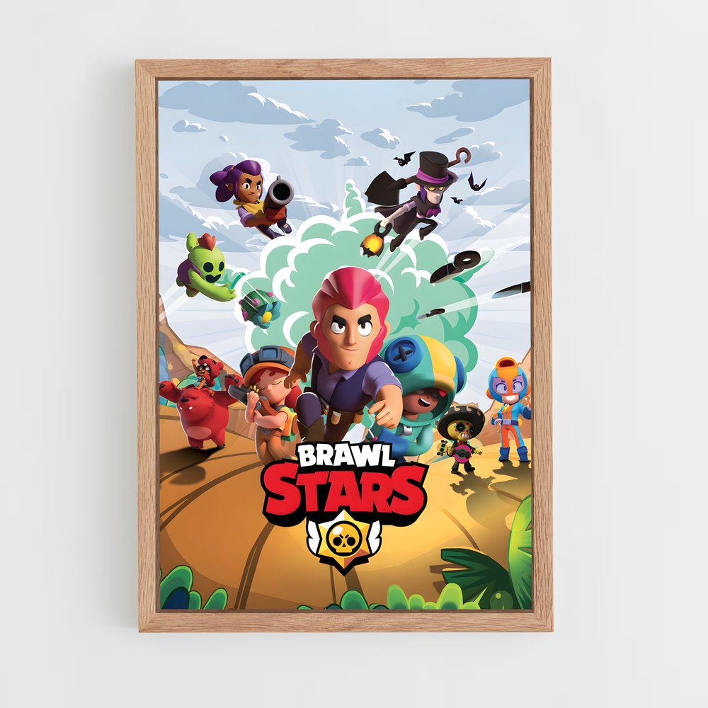 Poster Brawl Star Joueurs (vue 4)
