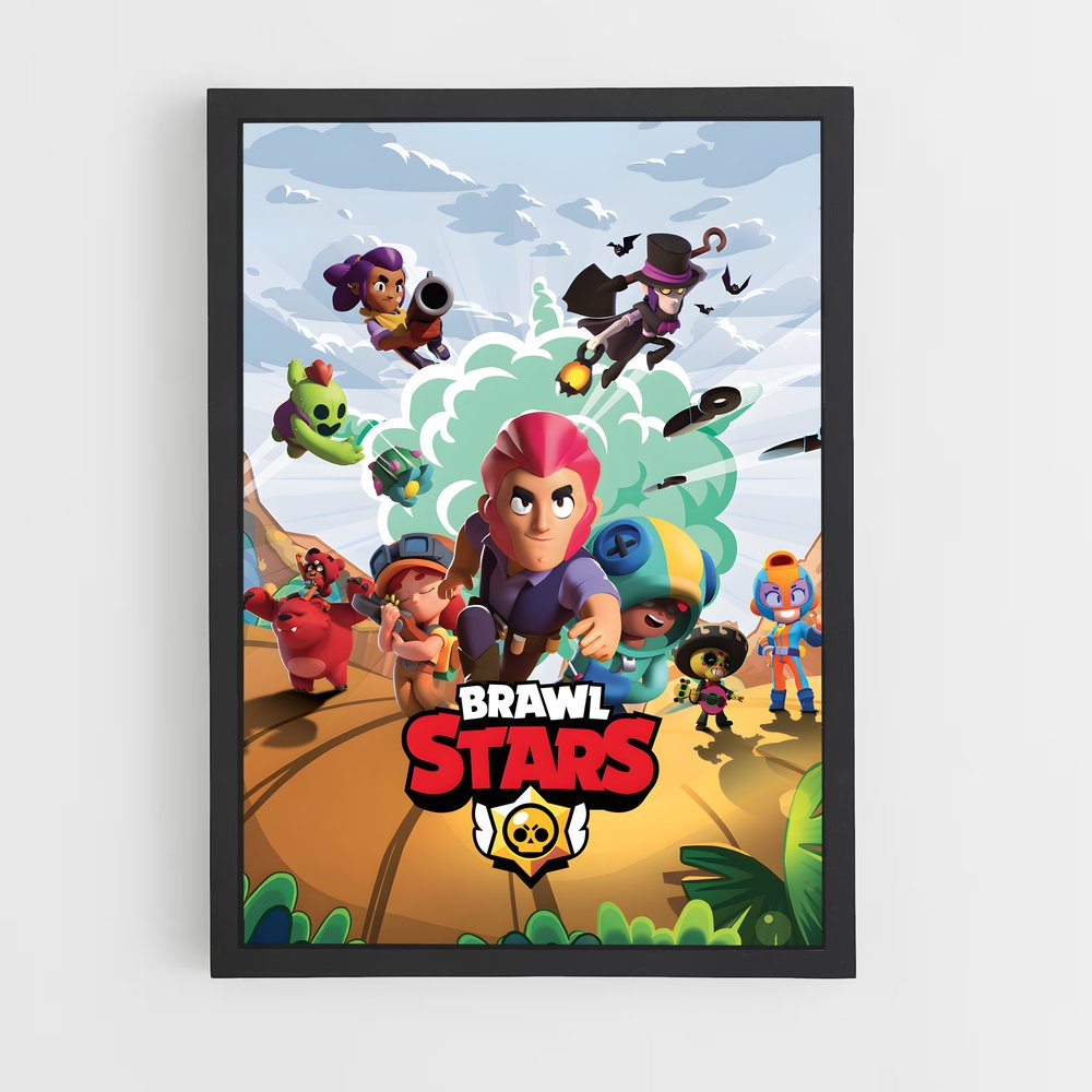 Poster Brawl Star Joueurs (vue 2)