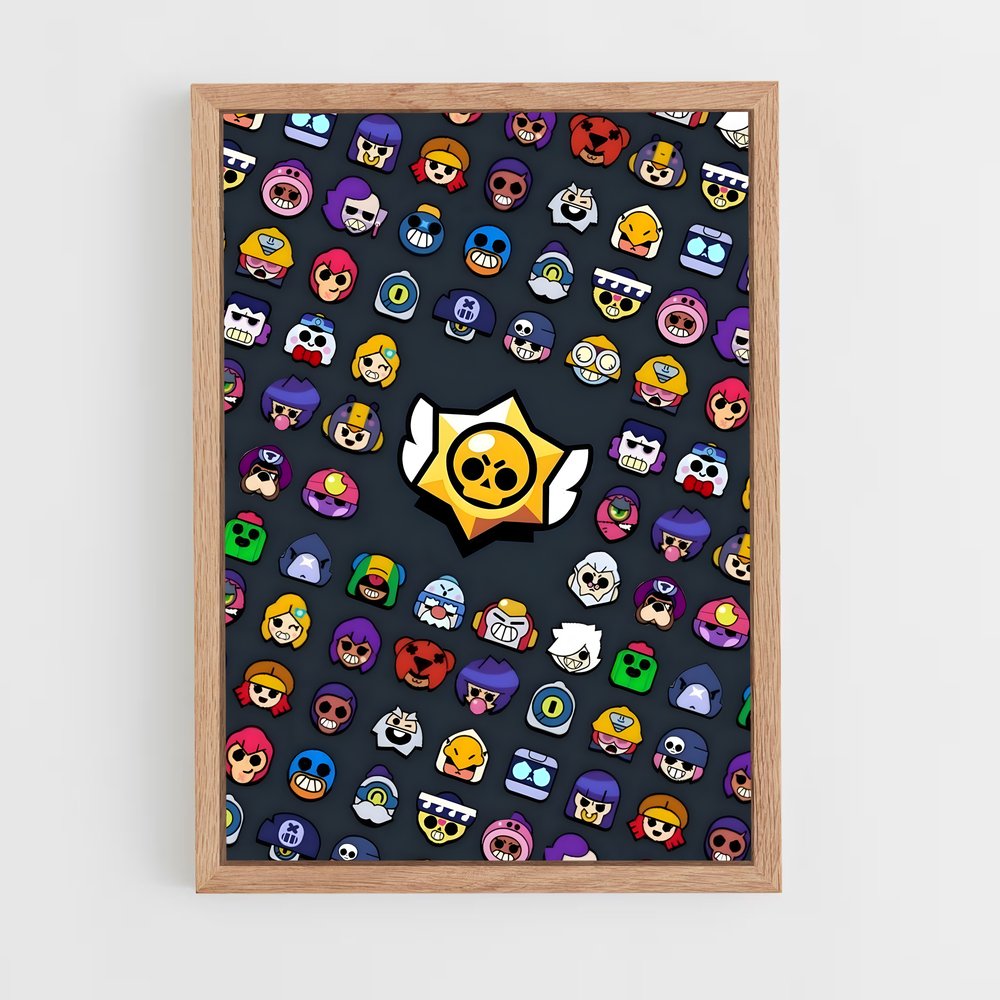 Poster Brawl Star Logo (vue 4)